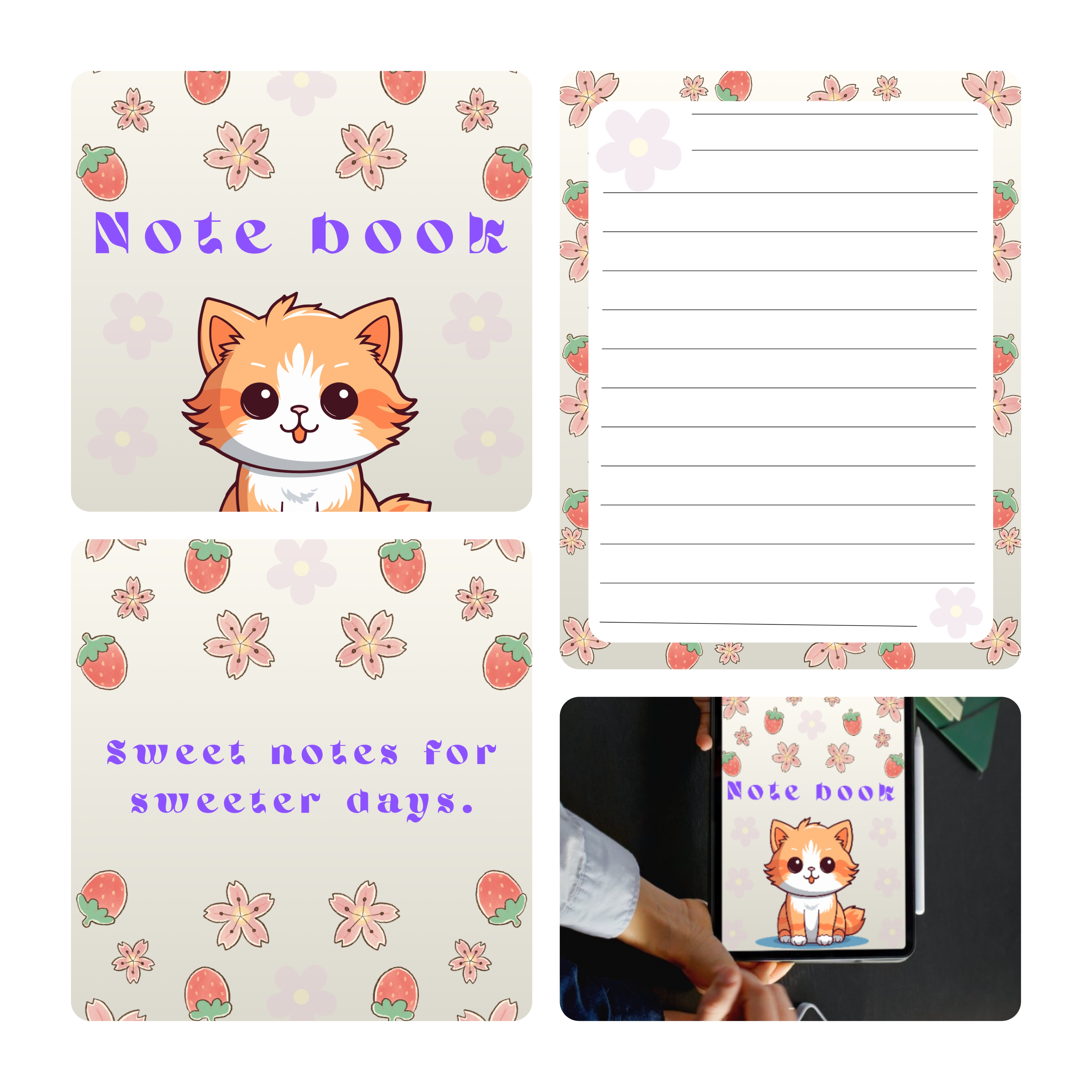 Cozy Cat Notebook