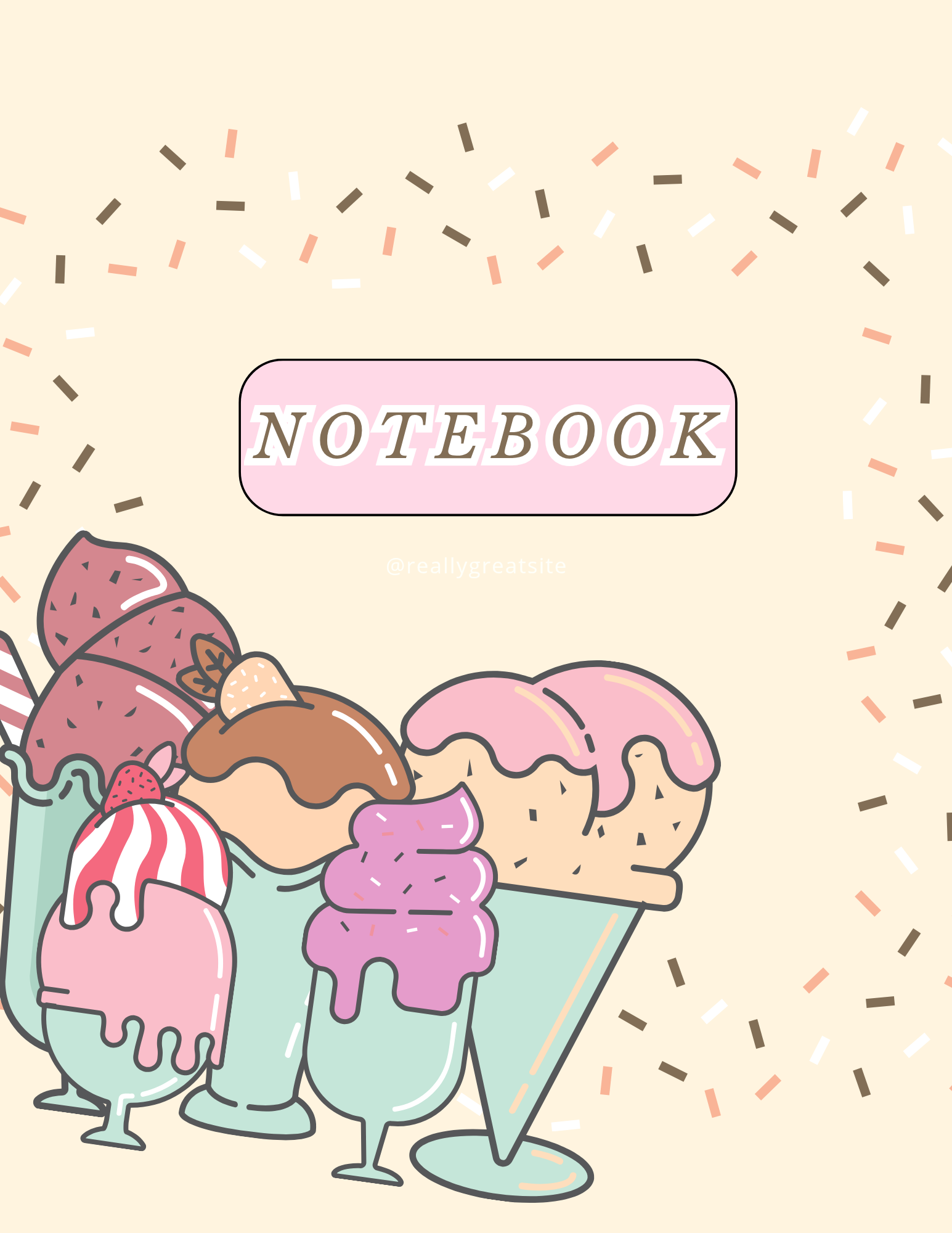 Creamy Notebook