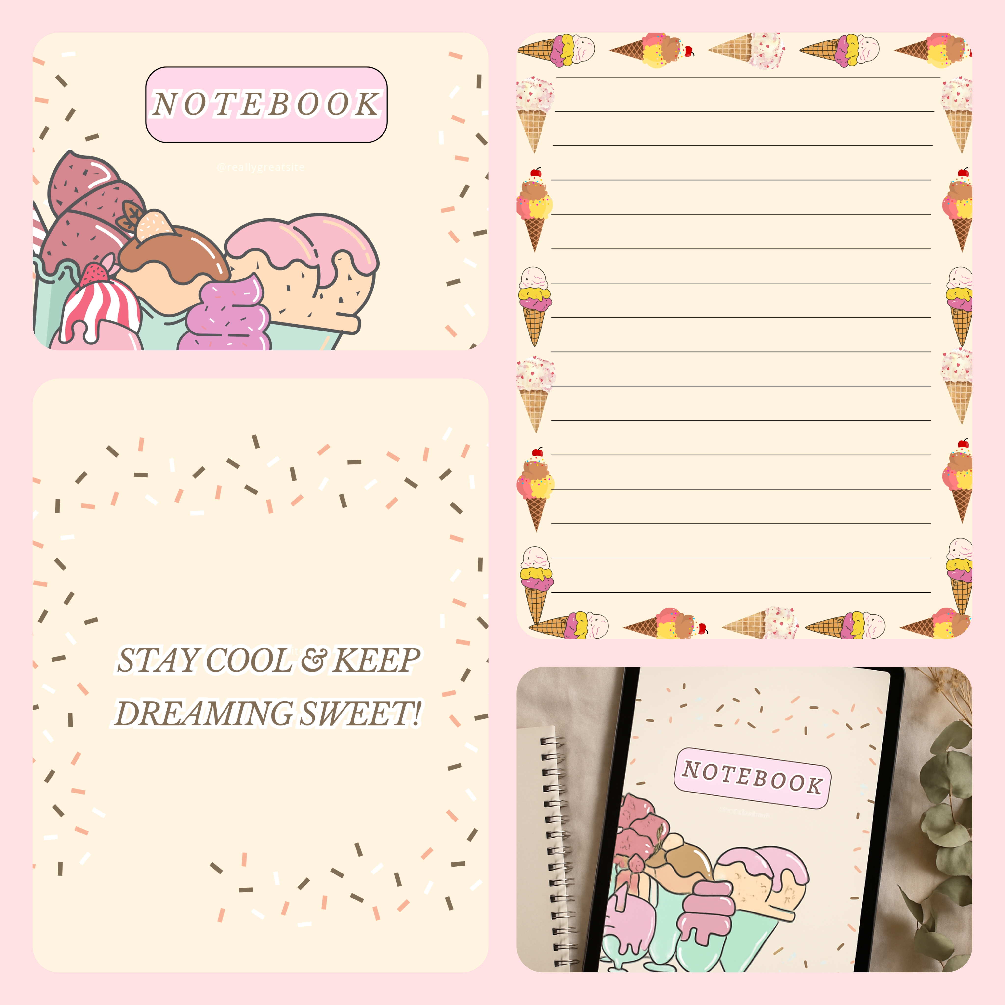 Creamy Notebook